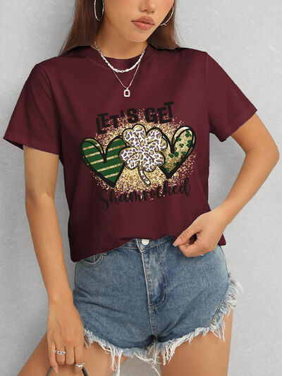 Rock St. Patrick's Day with our Let's Get Sham Rocked T-Shirt! Cruisin Essentials, feel the luck of the Irish while you party in style. Get ready to shamrock the celebration with this must-have shirt. Shop now and get ready to rock!