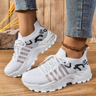 Experience ultimate comfort and performance with our breathable athletic sneakers. These lace-up shoes guarantee a perfect fit and keep your feet cool and dry with breathable mesh material. Ideal for workouts and daily wear. True to size. Order now from Cruisin Essentials.