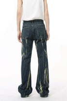 Make a bold statement with Cruisin Essentials Tie-Dye Jeans with Pockets! Crafted with a unique tie-dye pattern and high-quality materials, these jeans are both stylish and functional. Always be prepared with convenient pockets for your essentials. Upgrade your wardrobe and embrace adventure with these trendy jeans!