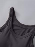 This tank has a built-in bra, providing seamless comfort and support for all activities. Made with high-quality materials for a sleek look. Perfect for everyday wear or the gym. Stay supported and stylish.