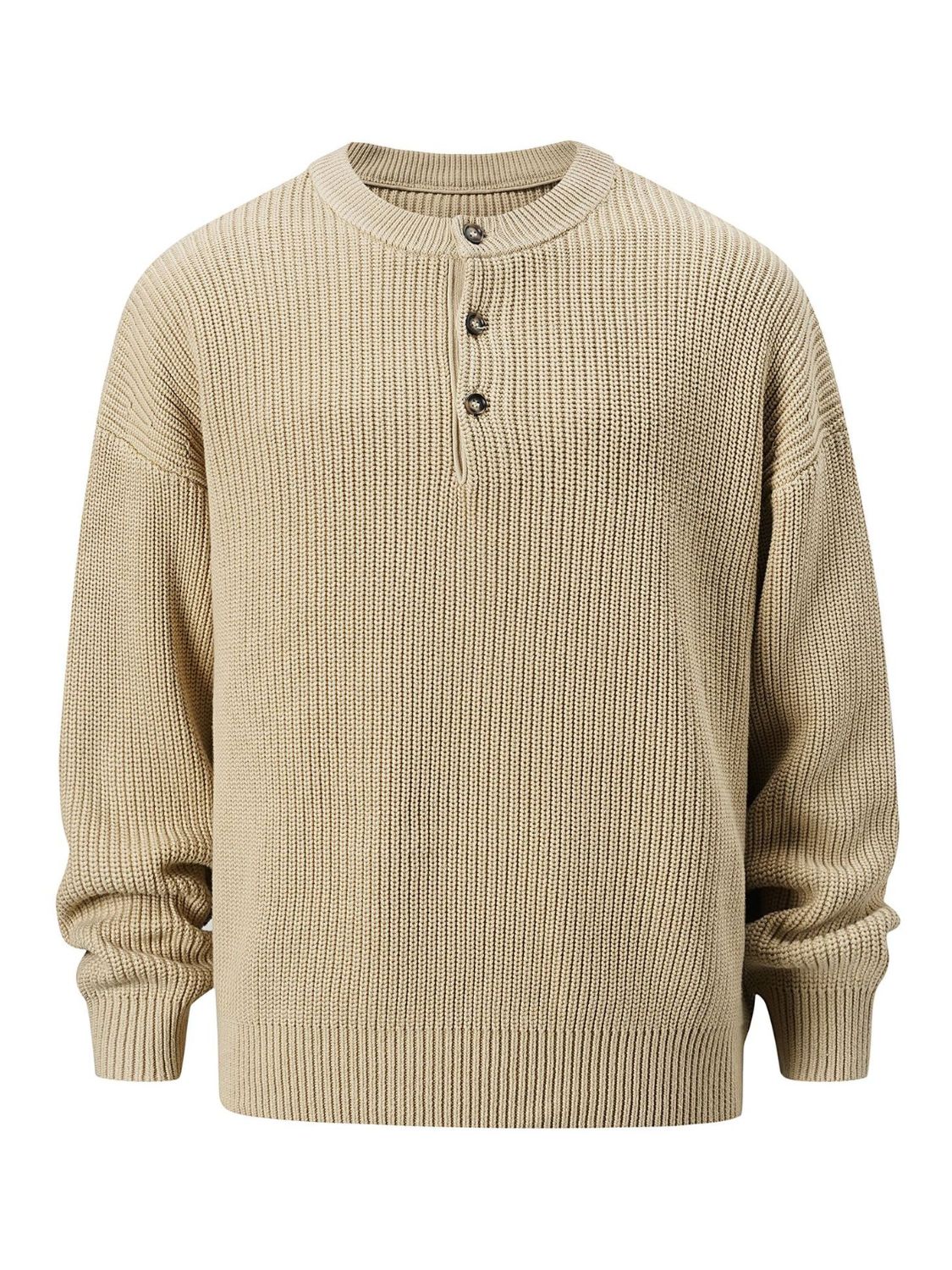 Elevate your style with our Men's Round Neck Long Sleeve Sweater. Made with premium materials, it provides a cozy and timeless fit. Ideal for any occasion, this classic design adds versatility to your wardrobe. Stay warm and effortlessly chic with our must-have sweater.