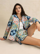 Unleash your adventurous spirit with our Printed Button Up Outerwear and Shorts Set. Stand out from the crowd with the bold, printed design and make a statement wherever you go. Comfort and style go hand in hand with this trendy set. Embrace the challenge and conquer the day with confidence!