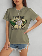 Get ready to shamrock the party with our Let's Get Sham Rocked T-Shirt! Cruisin Essentials, this must-have shirt will have you rocking St. Patrick's Day in style. Shop now and let the good times roll!