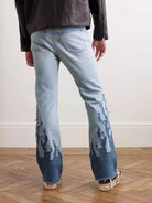 Flaming raw hem jeans by Cruisin Essentials.