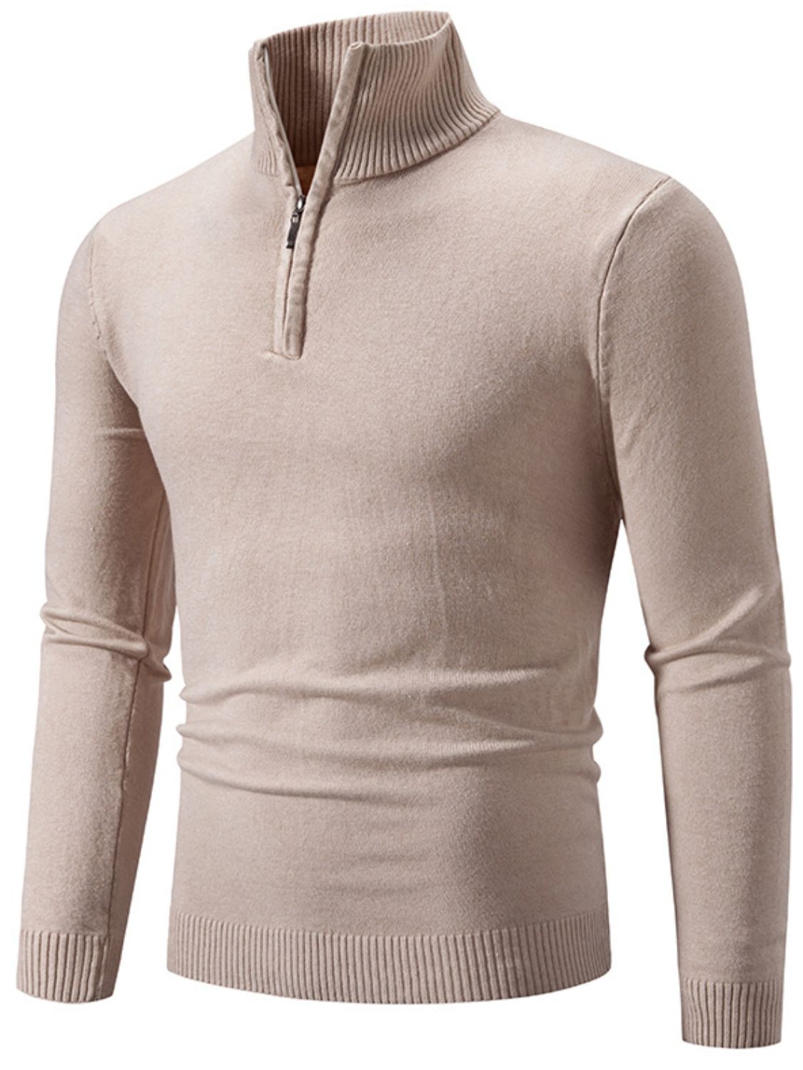 Introducing our Men's Quarter Zip No Iron Top. Enjoy the convenience of no ironing with this top's low maintenance design. Experience ultimate comfort and style with its quarter zip and long sleeve features. Available in plus size, it's a must-have for the modern man's Cruisin Essentials wardrobe.